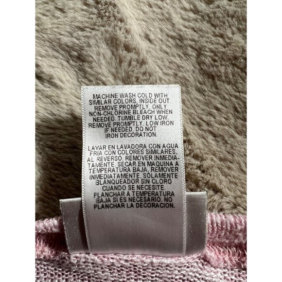 Disney Parks Pink Minnie & Mickey Long Sleeve Lightweight Sweater 3X 72% Rayon 2 - Picture 7 of 8